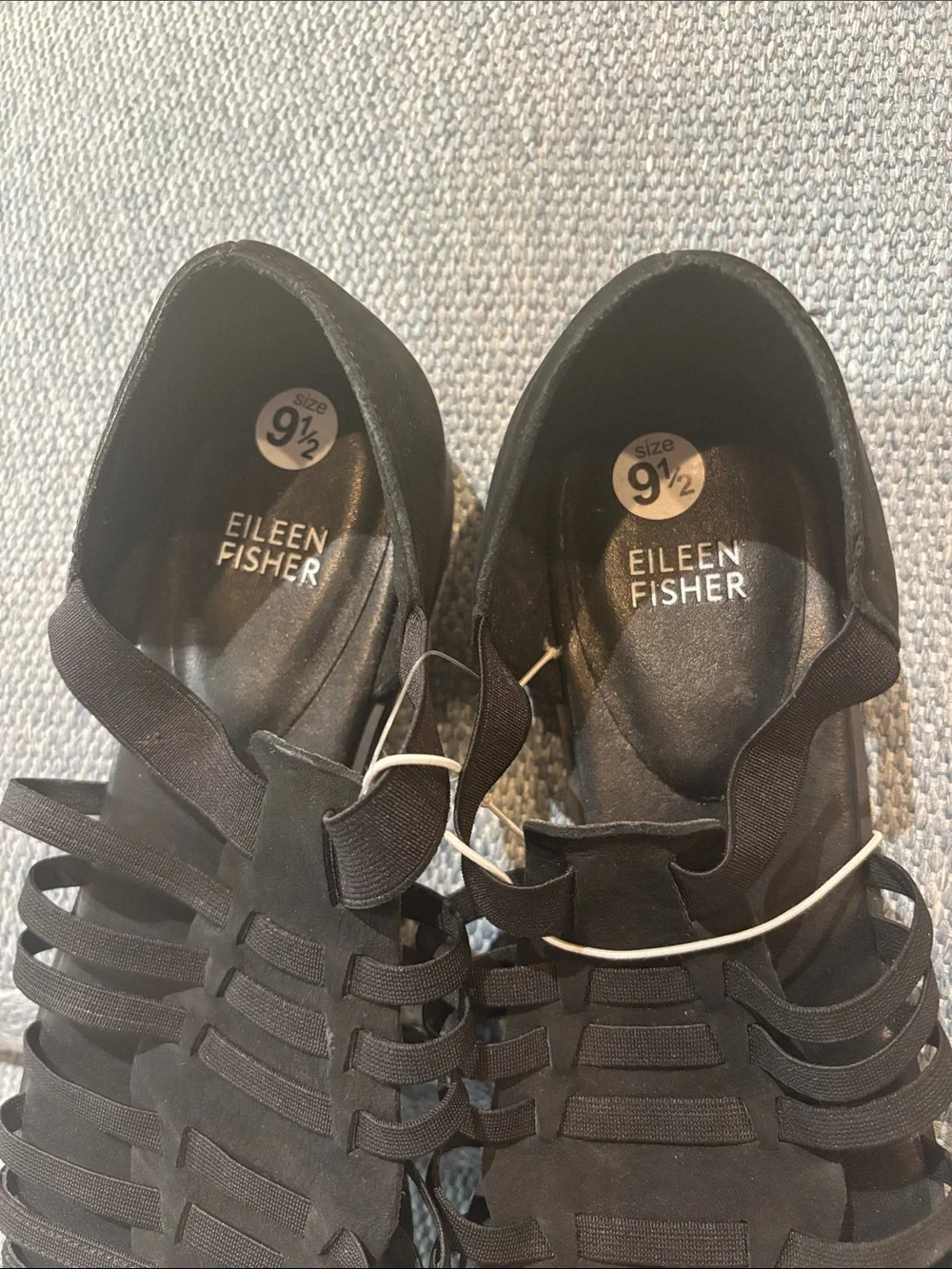 NWT Eileen Fisher leather rato sandals! 9.5